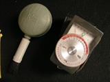 Bulbs, Auto Lumi Sekonic with case, AgFa isi flash made in Germany, King lens brush