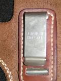 Gun holster; S and W Bianch and baton holder