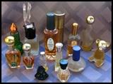 Perfume and bottles.