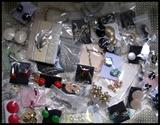 Vintage costume jewelry earrings, brooches, necklaces