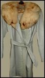 leather coat with fur collar