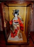 Vintage Japanese doll in case