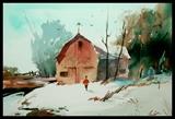Original watercolor by Leroy Smith