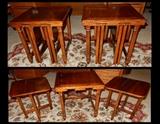 Two stacking tables that make 6 tables total