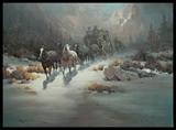 Limited edition Robert Wagoner print. Framed.