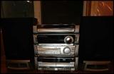 Stereo CD and cassette player