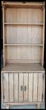Oak cabinate with book shelf