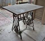 Singer sewing machine base table