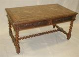 French oak writing desk