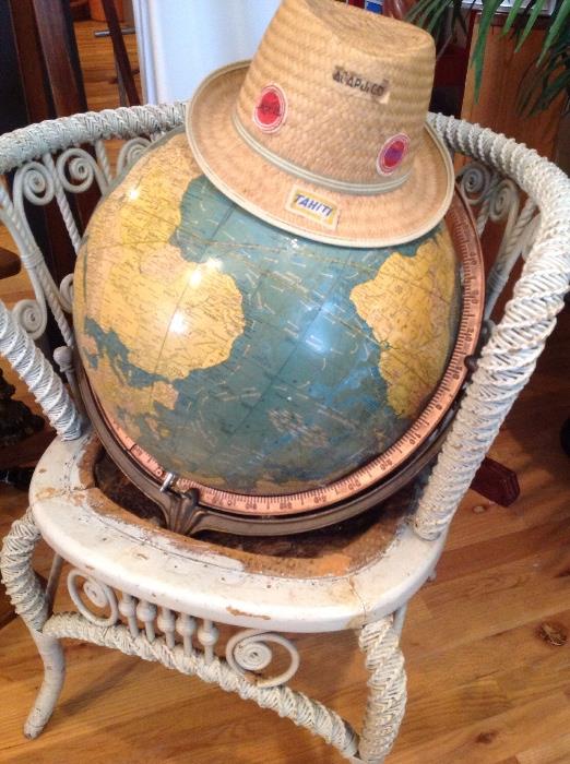 Project chair and globe are ready for some repurposing!
