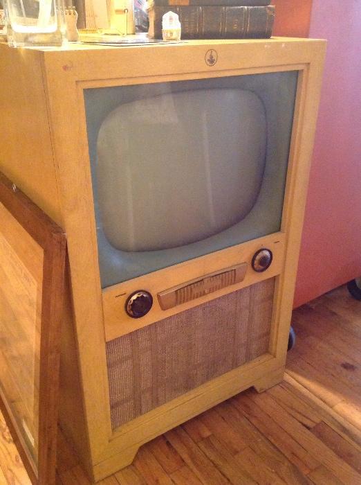 This vintage Emerson TV is a classic
