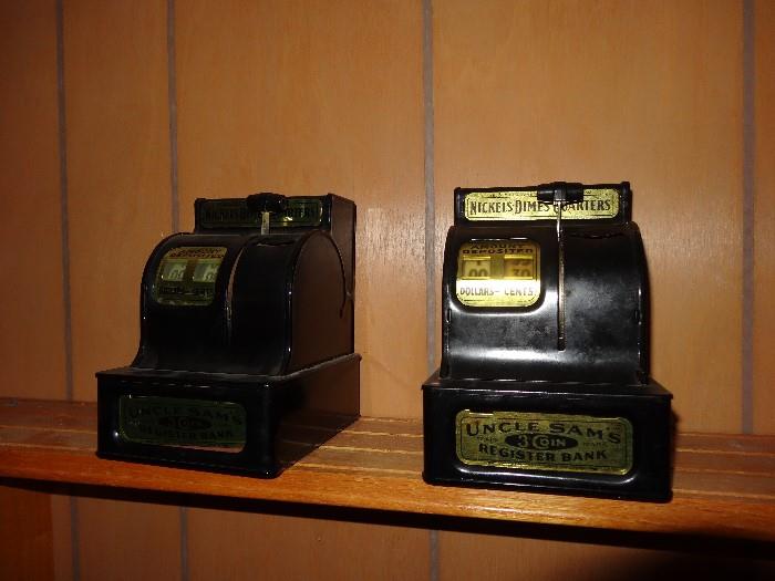 vintage cash register toy or decor