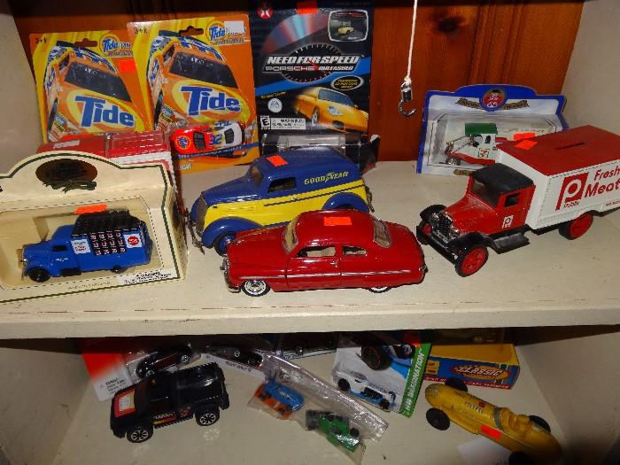 vintage toys cars and vintage toy trucks