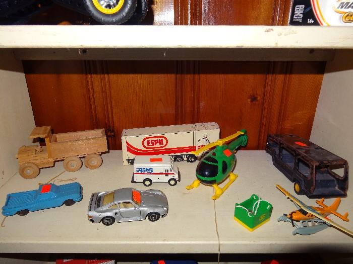 vintage espn toy trucks and vintage toy cars
