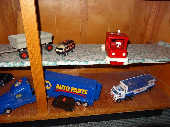 vintage NAPA truck toys