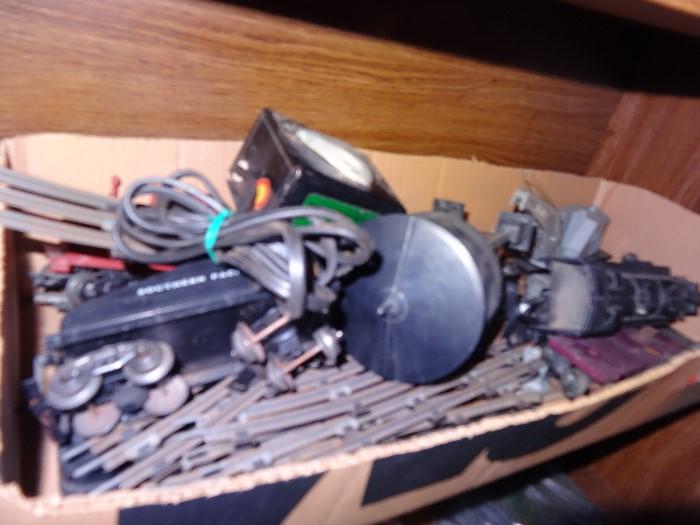 vintage toy train parts