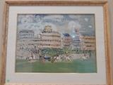Raoul Dufy "Ascot Scene" - watercolor and gouache 19 x 25 1/2 inches