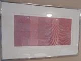 John Pearson "Screen Series" silk screen - 13 1/2 x 26 3/4 inches