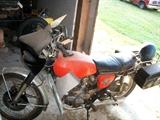 Honda 450 2-cylinder motorcycle