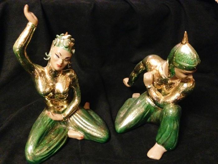 Yona of CA mid century ceramic  figurines
