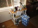 Serving table - wheeled