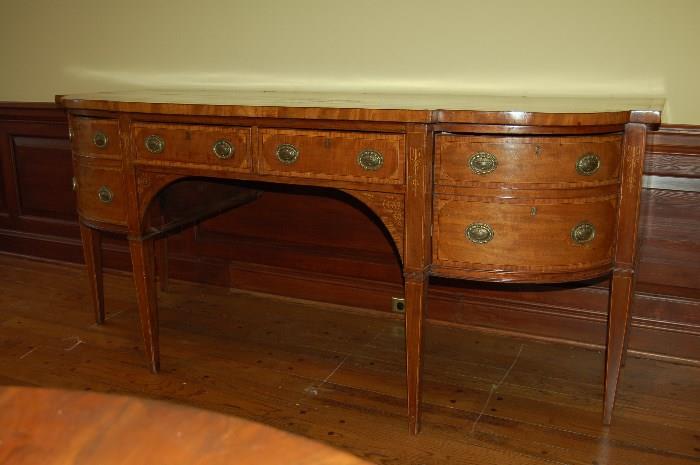 Lot #182  Large and Beautiful Mid-19th Century English Sideboard
