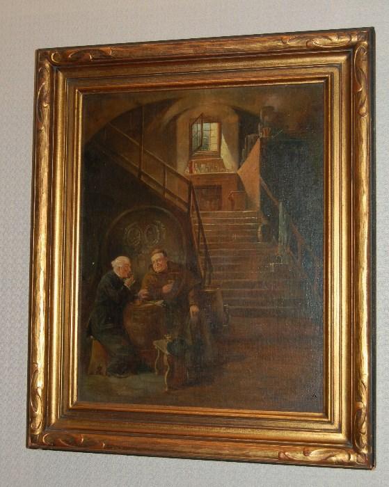 Lot #23  Late 19th Century Signed Oil on Canvas