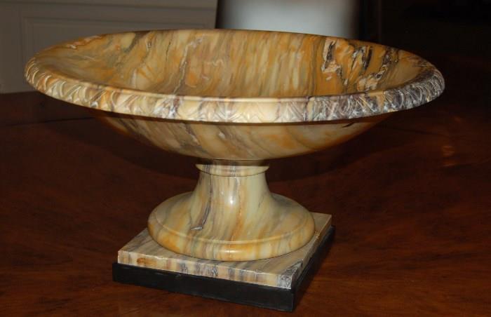 Lot #226  Large and Beautiful Marble Compote