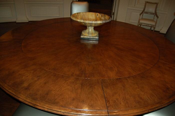 Lot #230  Dining Table (The outer seven leaves can be removed to make a smaller table)