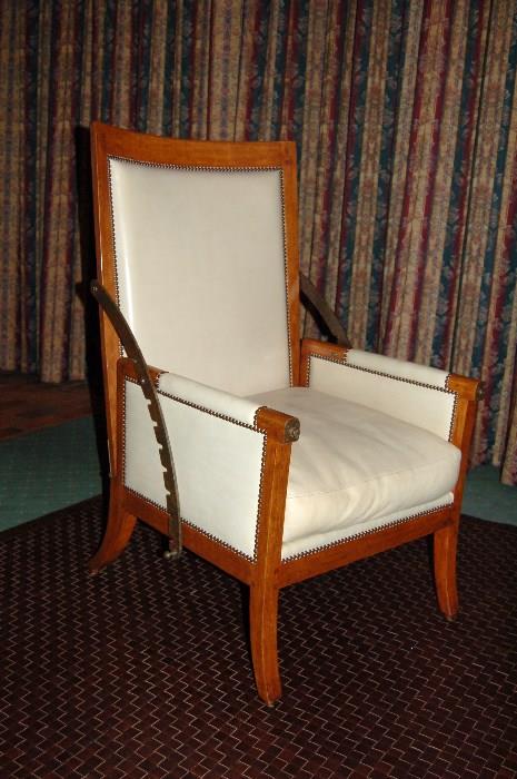 Lot #237  One of two Continental Reclining Chairs