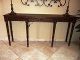 ITALIAN-STYLE CARVED CONSOLE TABLE