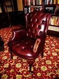 HON TUFTED WINGBACK CHAIR W/ NAILHEAD DETAIL - 1 OF A PAIR