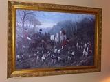 HUNT SCENE PRINT ON CANVAS