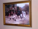 HUNT SCENE PRINT ON CANVAS