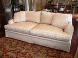 BAKER OFF WHITE DAMASK SOFA