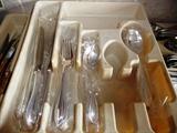 ONEIDA NEW/NEVER USED SILVERPLATED FLATWARE SET - SERVICE FOR 4