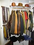 LEATHER HATS, JACKETS, MANY TIES
