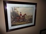HUNT SCENE PRINT