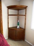 TOMMY BAHAMA BAMBOO/WICKER CORNER STAND