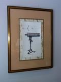 TELESCOPE FRAMED PRINT