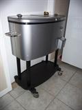 INDOOR/OUTDOOR DRINK COOLER CART