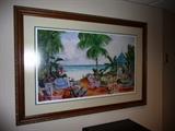 LITHOGRAPH BY EILEEN SEITZ, "GAZEBO COAST"