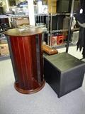 REVOLVING DVD STAND AND SUBWOOFER