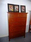 CHERRY TALL CHEST