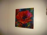 POPPY PAINTING ON CANVAS