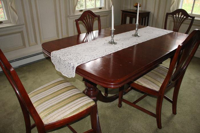 Mahogany dining room furniture