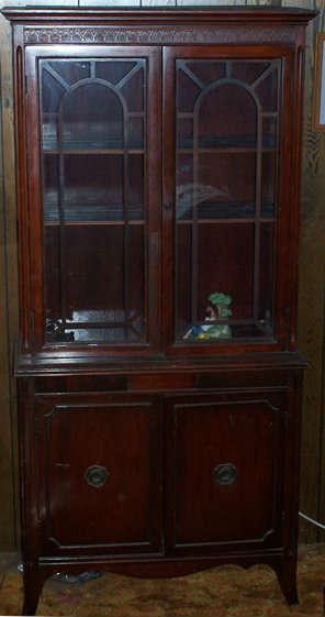 Antique cabinet 6' high
