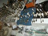 four sterling silver flatware sets, and lots of extras, entire kitchen of sterling silver... 