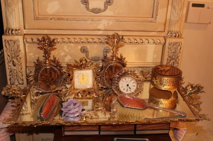Clocks, Decanters, Decorative