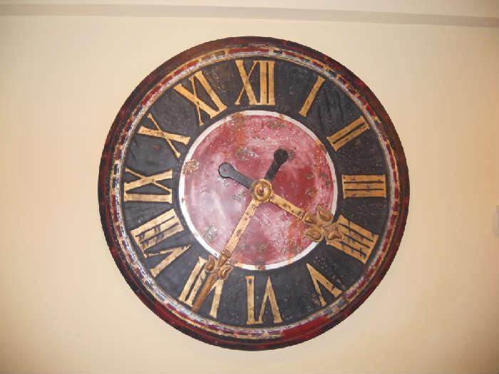 Large wall clock (ornamental)
